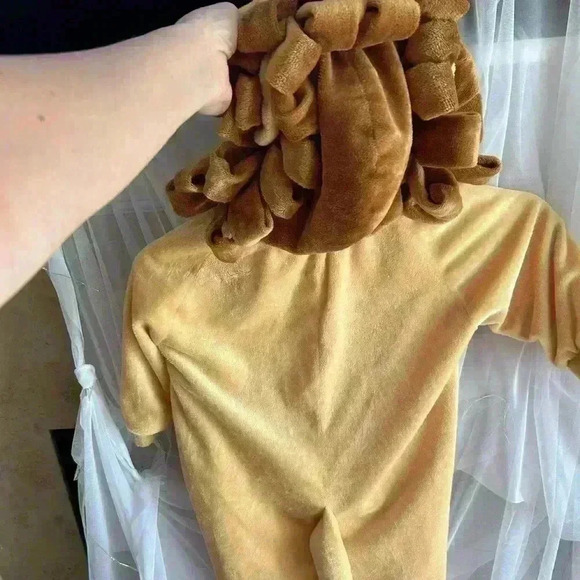 Wizard of Oz Childs Lion Costume. 2-3year old. Preowned. Foot Straps. - Picture 4 of 5